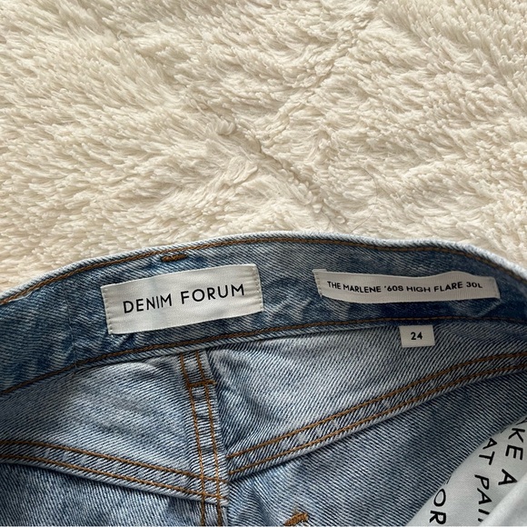 Aritzia❣️Denim Forum The Marlene ‘60s High Rise Flare - Picture 13 of 14